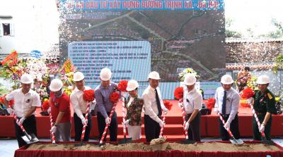 Lễ khởi công đường Trịnh Xá – Đa Hội, thị xã Từ Sơn, tỉnh Bắc Ninh 